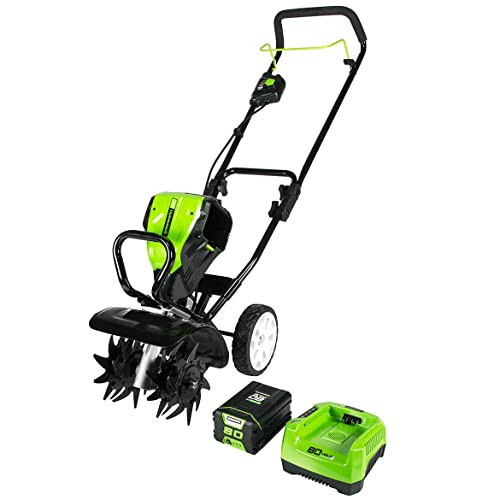 Greenworks Pro 80V Cultivator / Tiller with Battery & Charger