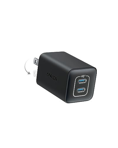 Anker 47W 2-Port Compact Foldable GaN Nano USB C Charger