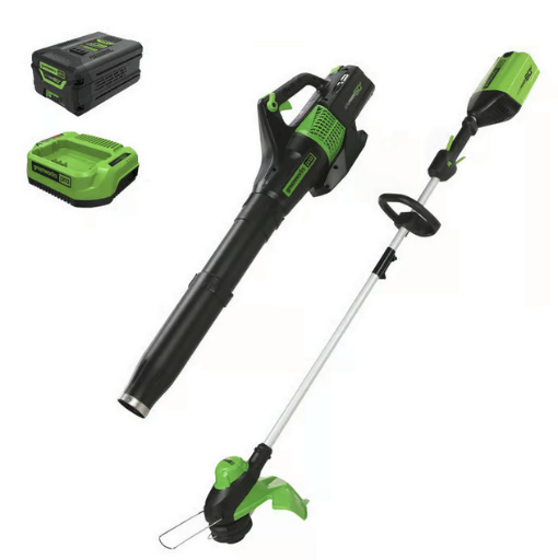 Greenworks PRO 60V Trimmer & Leaf Blower Combo Kit
