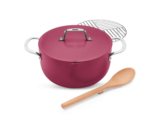 The Cellar 6-Qt. Ceramic Nonstick Complete Stock Pot