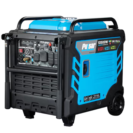 Pulsar 10.5kw Tri-Fuel Inverter Closed Frame Generator
