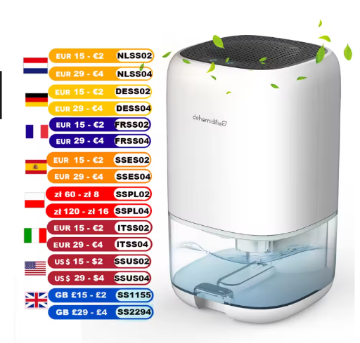 Mini Portable Air Dehumidifier for Home