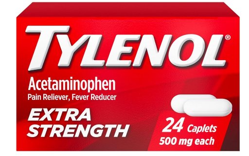 Tylenol Extra Strength Caplets (24 ct)