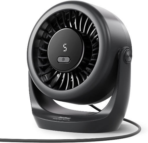 Ultra-Quiet USB Desk Turbo Fan