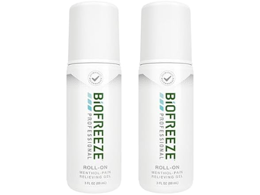 Biofreeze Professional Strength Menthol Pain Relief Roll-On 2-Pack