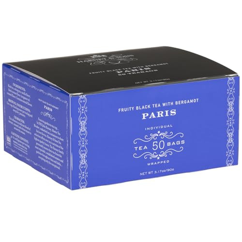 Harney & Sons Paris Fruity Black Tea Bags w/ Bergamot, 50 Count