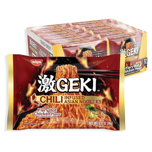 Geki Chili Infused Asian Noodles 12-Pack