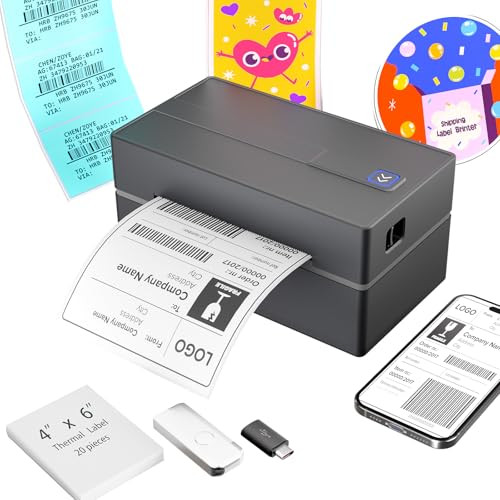 Bluetooth Thermal Shipping Label Printer