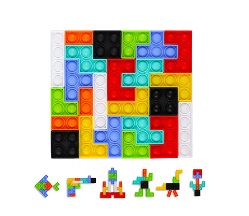 Pop It Fidget Puzzle Blocks