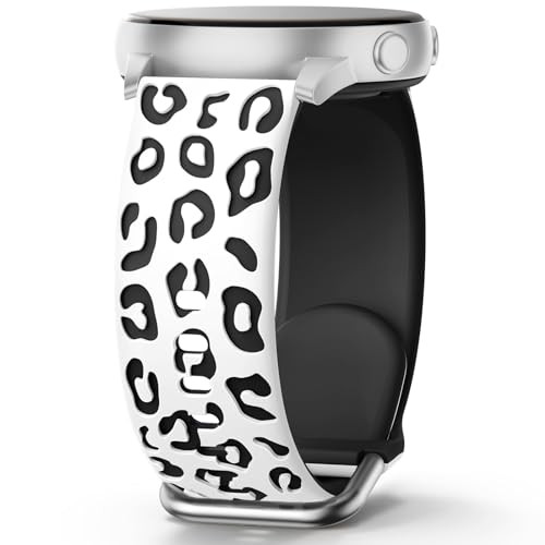 TreasureMax Leopard Engraved Band Compatible with Samsung Watch