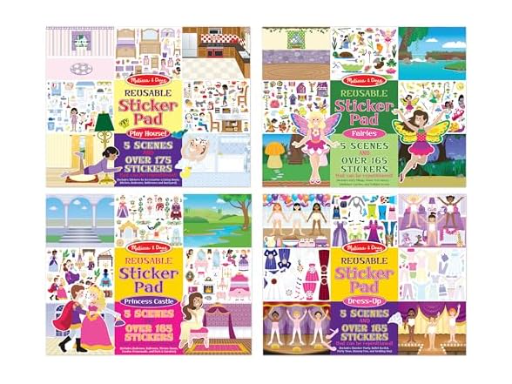 Melissa & Doug Reusable Sticker Pads Set