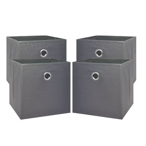Mainstays Collapsible Fabric Cube Storage Bins