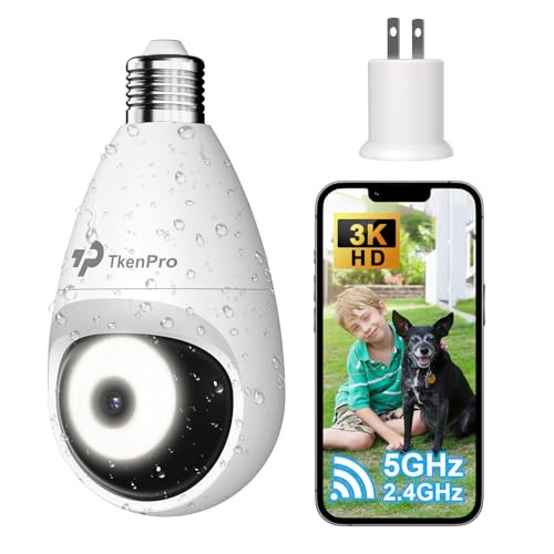 3K Light Bulb Security Camera