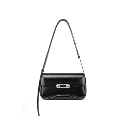 Small Split Leather Crossbody Purse
