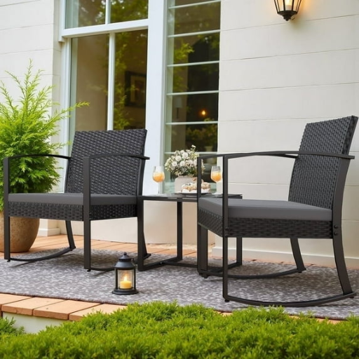 Devoko 3 Pieces Patio Furniture Set