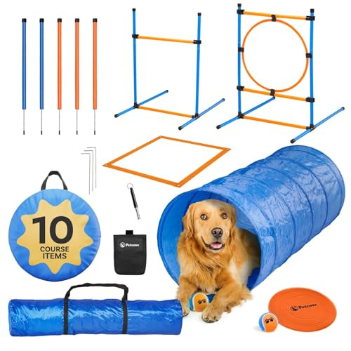 PetCove Dog Agility Set W/Carrying Bag