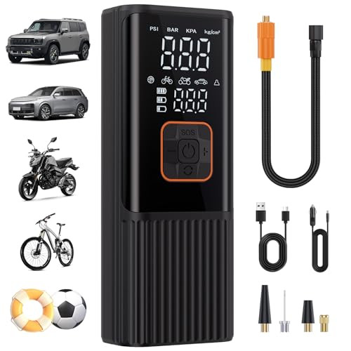 Portable Tire Inflator and Air Compressor