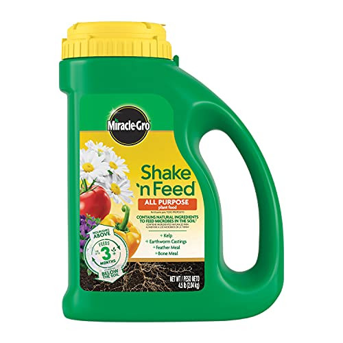 Miracle-Gro Shake ‘N Feed All Purpose Plant Food, 4.5 Lbs.