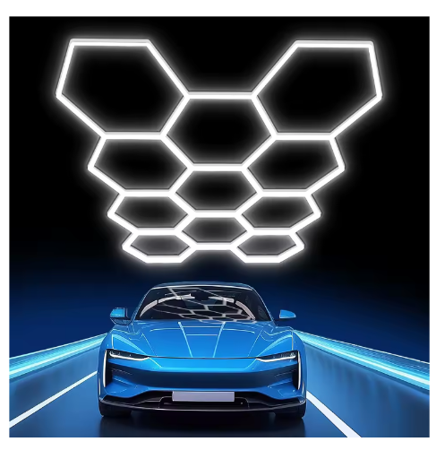 Hexagon LED Garage Lights