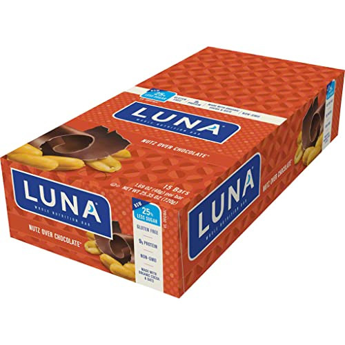 Luna Bar Whole Nutrition Snack Bars (Nutz Over Chocolate)
