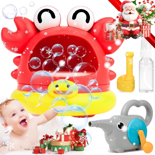 Crab Bubble Machine Bath Toy