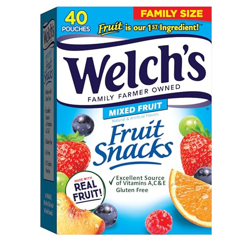 Welch's Mixed Fruit Snacks 80-Count