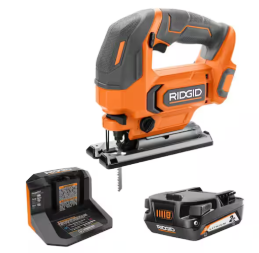 Ridgid 18V Cordless Jig Saw Kit