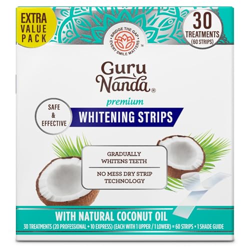 GuruNanda Teeth Whitening Strips Kit Deal