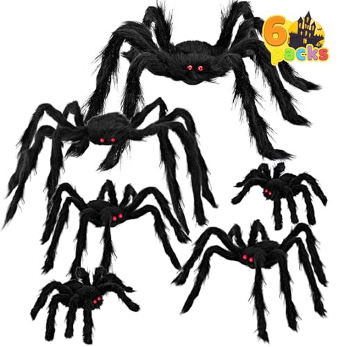 JOYIN Halloween Giant Spiders Set
