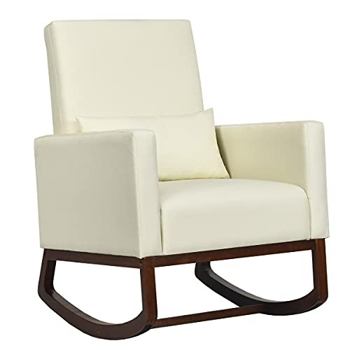 Giantex 2-in-1 High Back Rocking Chair
