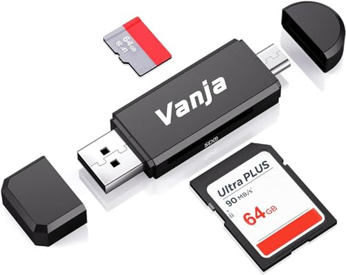 Vanja USB-A / Micro-USB Card Reader