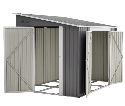 LZBEITEM Metal Outdoor Storage Shed