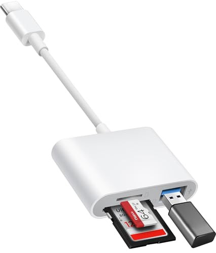 BnmxTek USB C to SD Memory Card Adapter