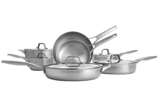Calphalon Premier Tri-Ply Stainless Steel Cookware Set