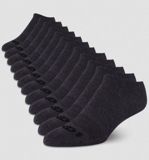 AND1 Men's Cushion No Show Socks (12-Pack)