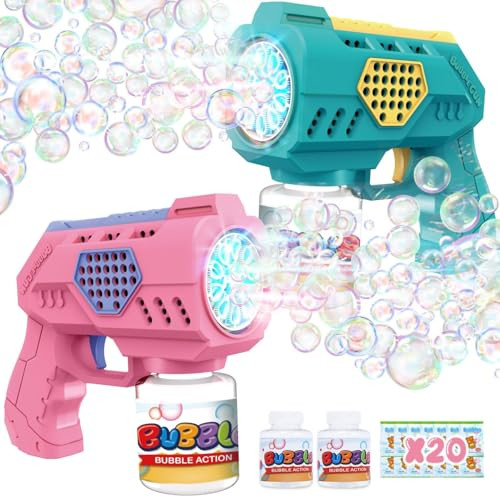 Eaglestone Bubble Guns for Kids, 2 Pack