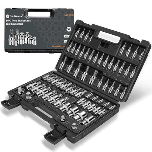 MulWark Master Torx Bit Socket & External Torx Socket Set