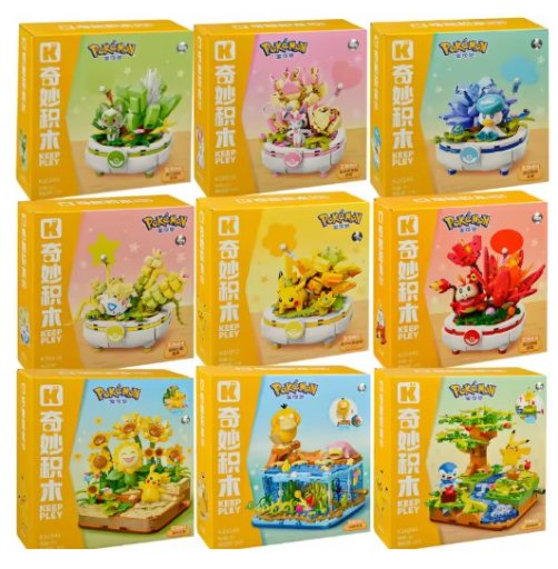Anime Pokemon DIY Building Block Figure Toys