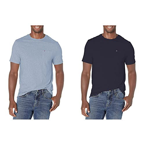 Tommy Hilfiger Men's Essential Cotton Crewneck Pocket T-Shirt