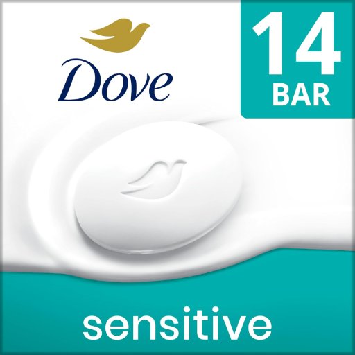 14-Pack Dove Sensitive Skin Beauty Bar