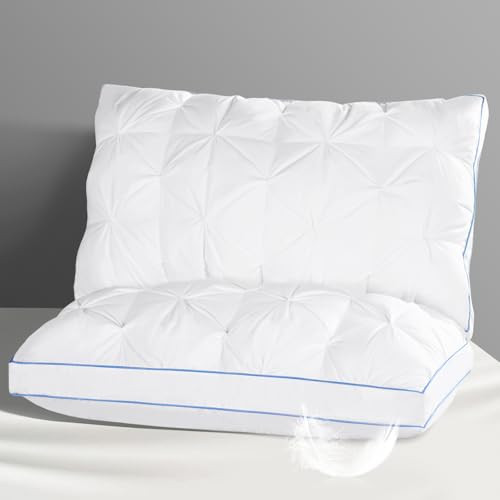  Luxury Hotel Goose Feather Pillow - 2 Pack 