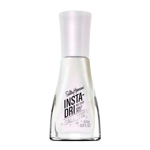 Sally Hansen Insta-Dri Galactic Metallic White Nail Polish
