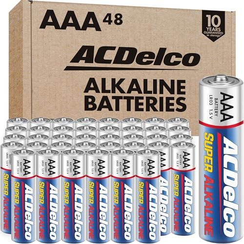 ACDelco AAA Maximum Power Super Alkaline Battery 48-Count