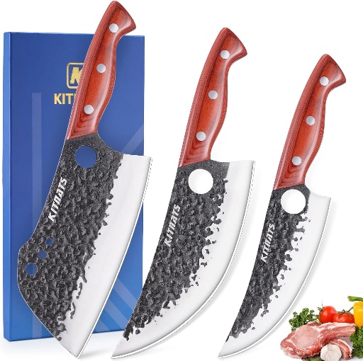 Hand Forged Butcher Knives Set