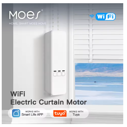 MOES Tuya WiFi Smart Motorized Roller Blinds Kit