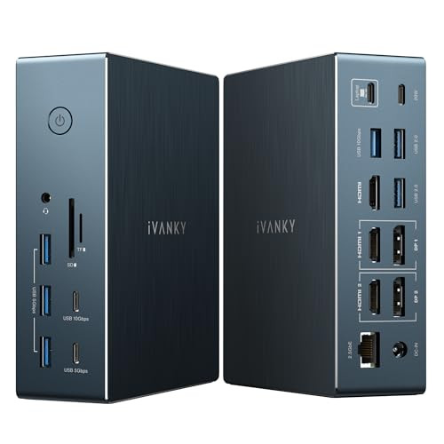 IVANKY 20-in-1 Displaylink Docking Station