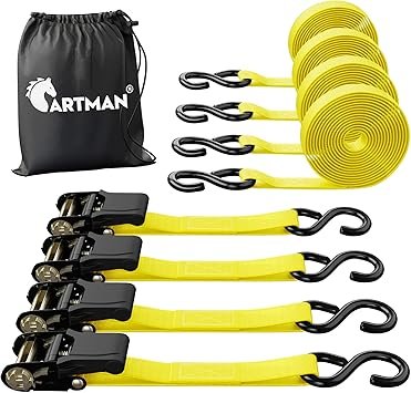 Cartman Ratchet Tie Downs 4-Pack