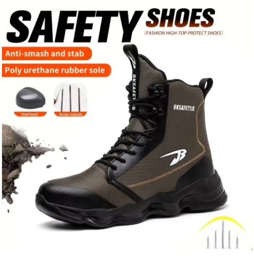 Breathable Anti-Smash and Anti-Puncture Safety Shoes
