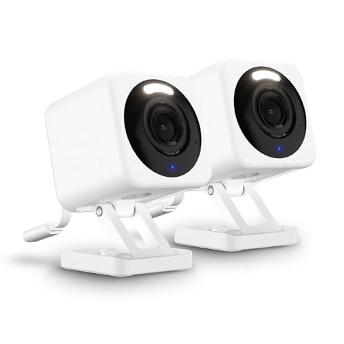 WYZE Cam v4 Motion Activated Security Camera, 2 Pack