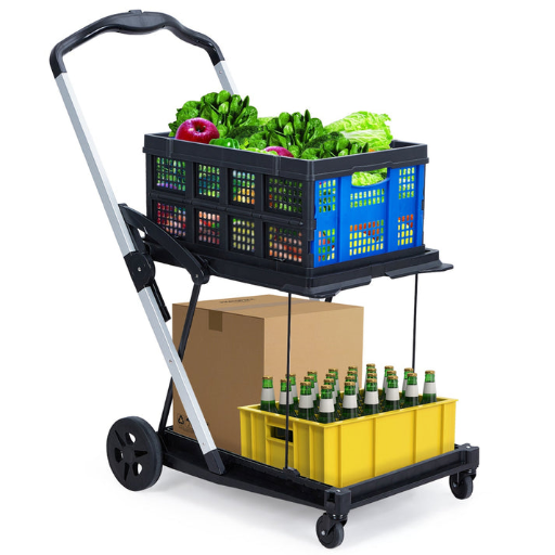 Garvee Foldable Collapsible Shopping Cart